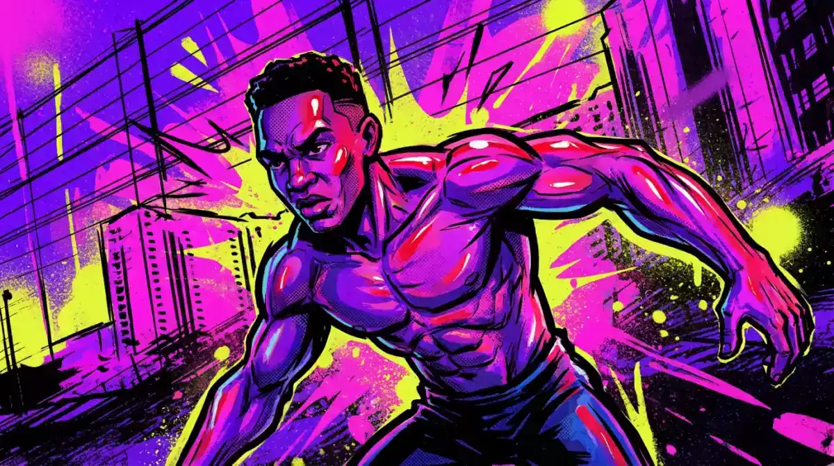 Official Higgsfield preview · Flash comic