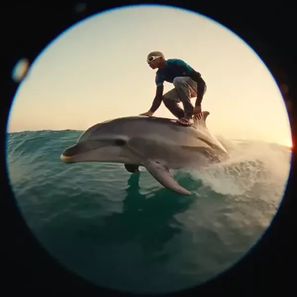 Official Higgsfield preview · Dolphin ride