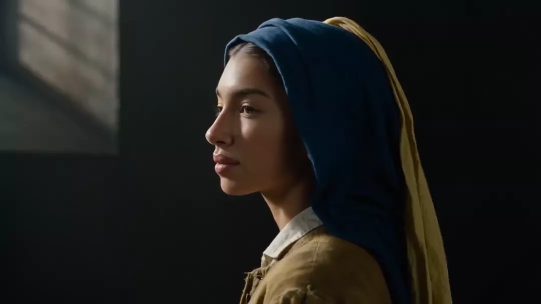 Official Higgsfield preview · Pearl earring